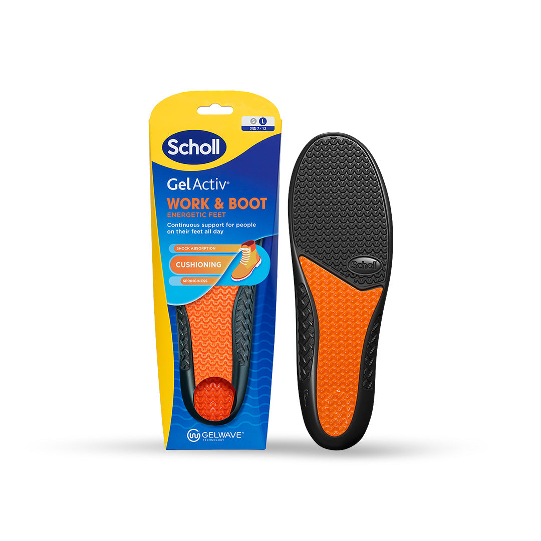 Scholl Insoles 7 -12 GelActiv™ Work & Boot Insoles Large
