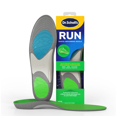 Run Shock Absorbing Insoles - Large