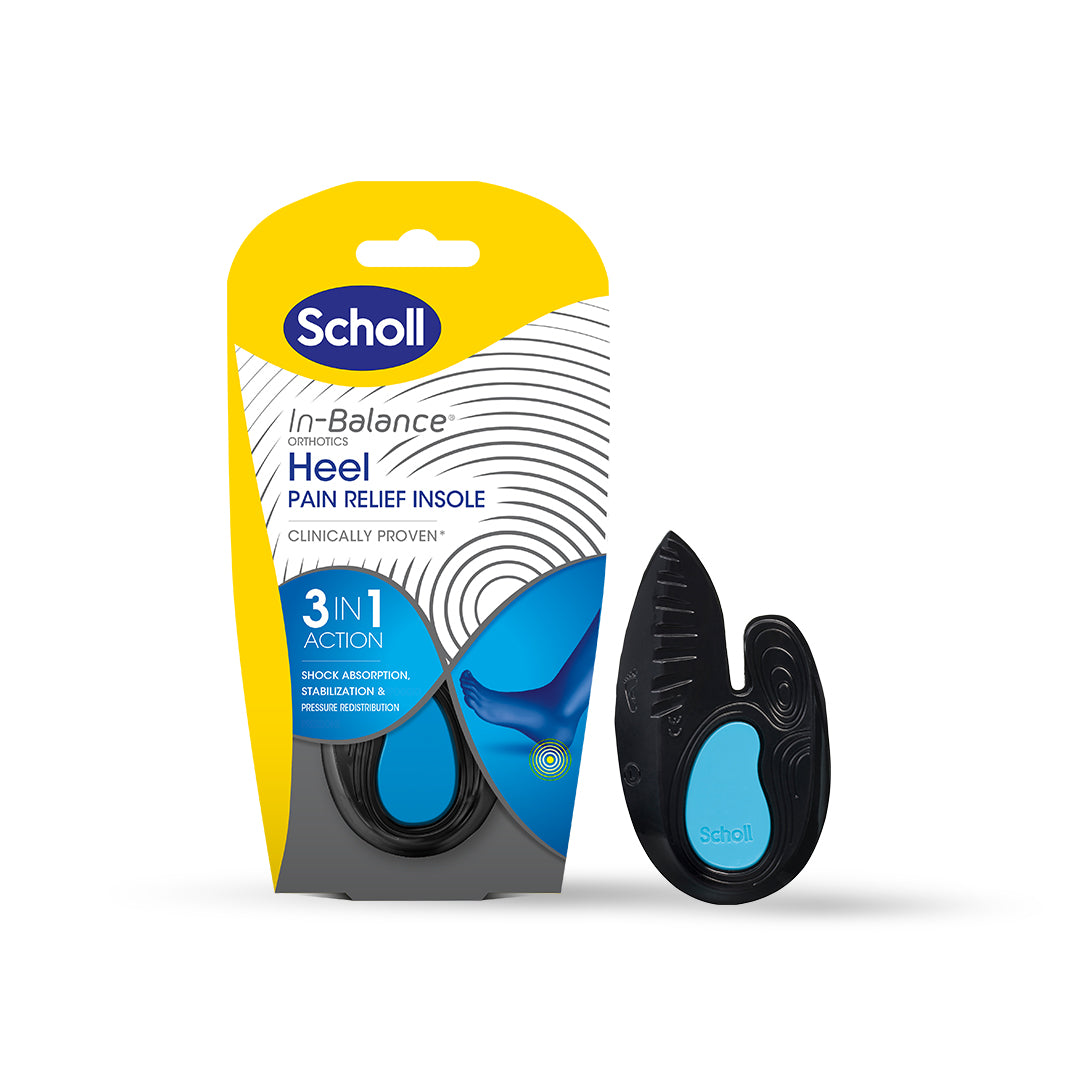 Scholl Insoles L (9 – 11) Heel & Ankle Pain Relief Insoles Large
