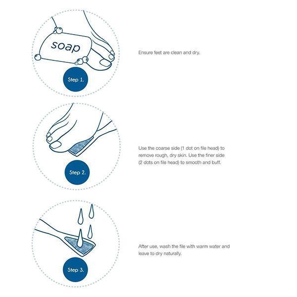 Scholl Aid Dual Action Foot File & Hard Skin Remover