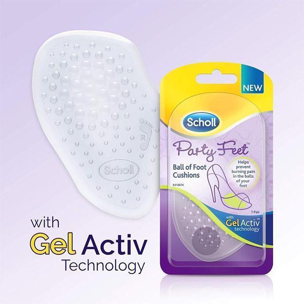 Scholl Insoles Party Feet Ball Of Foot Cushions