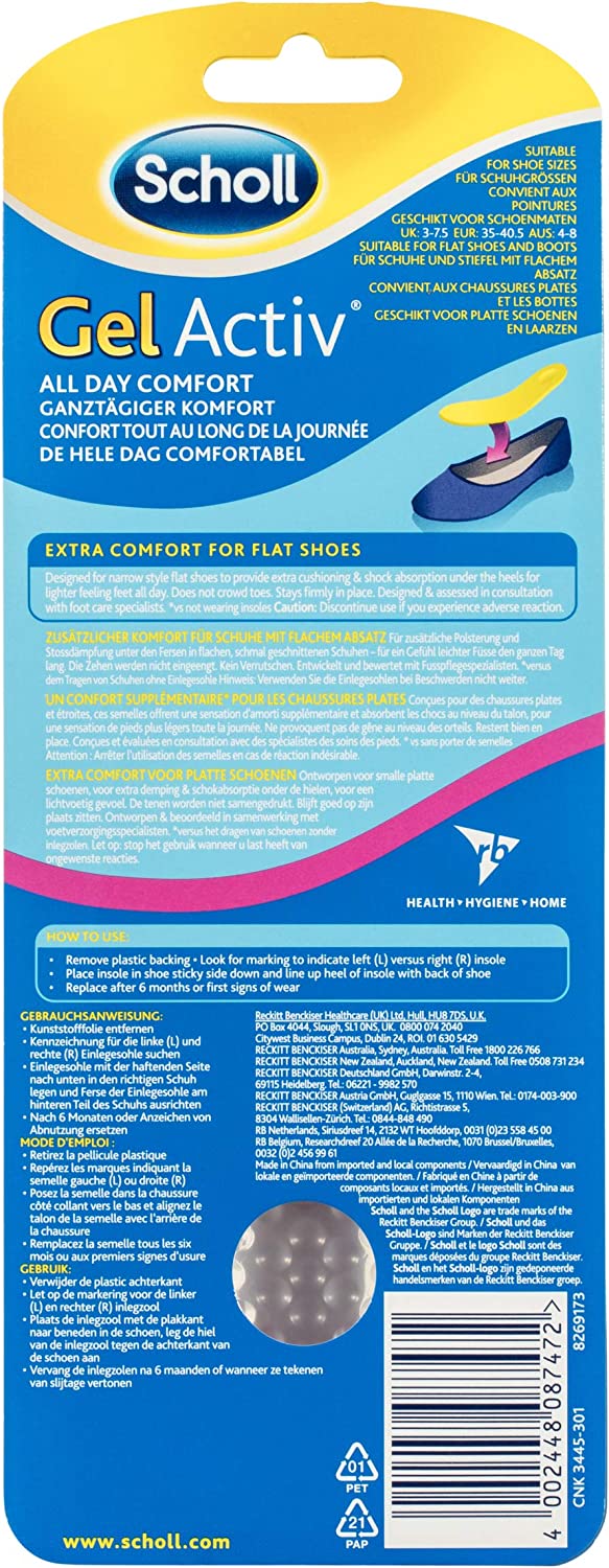 Scholl Insoles Scholl Flat Shoe Insoles