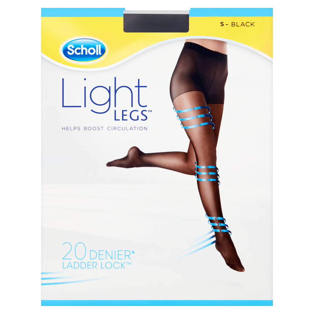 Scholl Tights Scholl Light Legs 20 Den Black L - HIDDEN